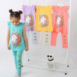 Unıcorn Baskılı Kız Takım